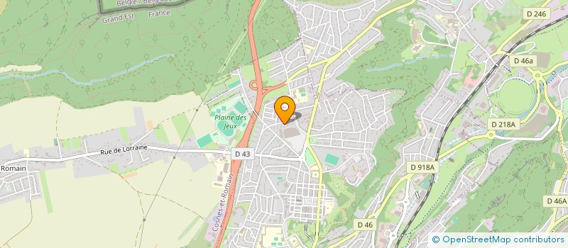 localisation de l'entreprise ASSOCIATION COMBATTANTS DE MOINS DE VINGT ANS -SECTION DE MEURTHE ET MOSELLE à LONGWY