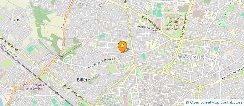 localisation de l'entreprise ASSOCIATION COMBOK à PAU