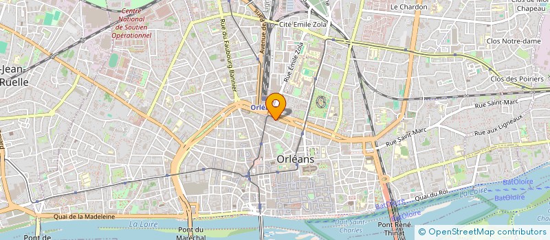 localisation de l'entreprise ASSOCIATION COMEX à ORLEANS