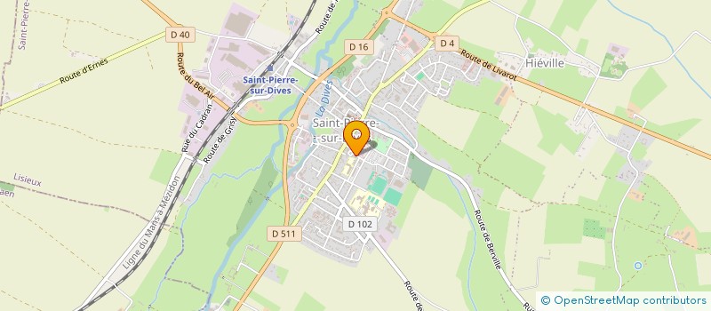 localisation de l'entreprise ASSOCIATION COMICE AGRICOLE DE LA REGION DE SAINT PIERRE SUR DIVES  SAINT-PIERRE-EN-AUGE