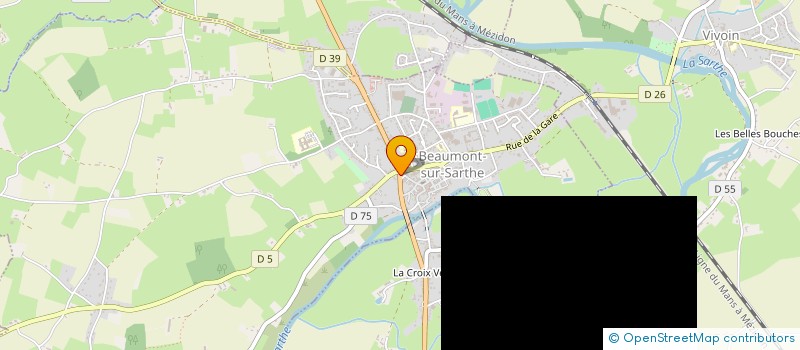 localisation de l'entreprise ASSOCIATION COMICE DU PAYS BELMONTAIS à BEAUMONT-SUR-SARTHE