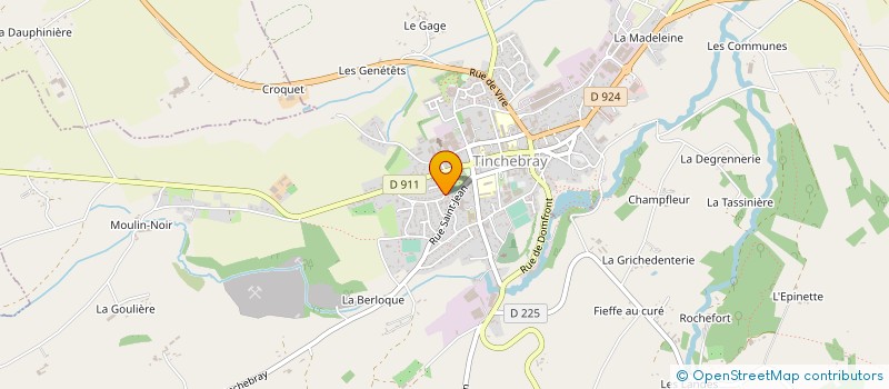 localisation de l'entreprise ASSOCIATION COMICE DU QUARTIER OUEST TINCHEBRAY BOCAGE à TINCHEBRAY-BOCAGE