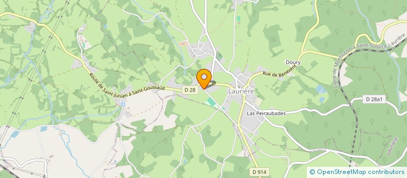 localisation de l'entreprise ASSOCIATION COMITE CENTRE SUD à LAURIERE
