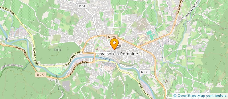 localisation de l'entreprise ASSOCIATION COMITE COMMUNAL FEUX DE FORET VAISON PREVENTION ET SECURITE  VAISON-LA-ROMAINE