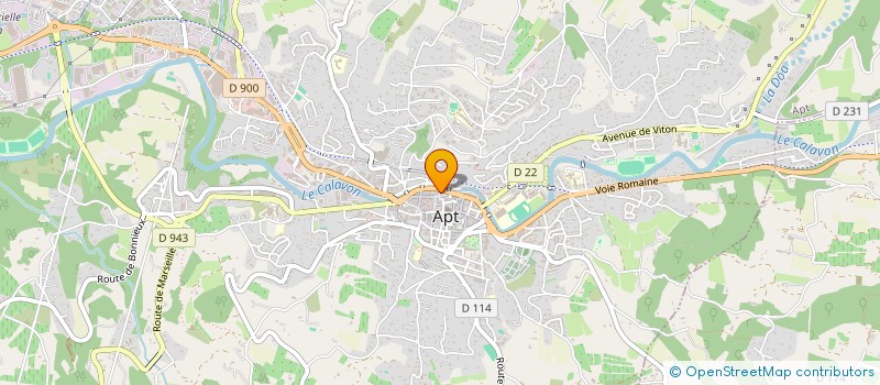 localisation de l'entreprise ASSOCIATION COMITE D'INTERET DE QUARTIER DU MITAN LIBERTE CALAVON CARNOT SEPTIER à APT