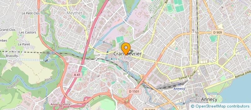 localisation de l'entreprise ASSOCIATION COMITE DE JUMELAGE à ANNECY