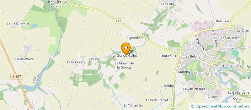 localisation de l'entreprise ASSOCIATION COMITE DE VIGILANCE ALEXIS DANAN DE VENDEE  MOUCHAMPS