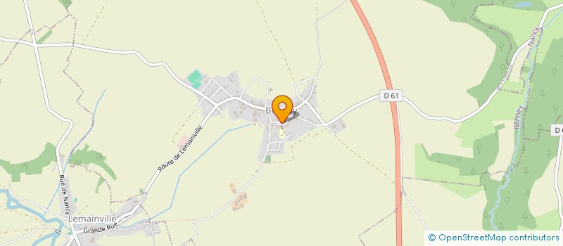 localisation de l'entreprise ASSOCIATION COMITE DES FETES DE BENNEY  BENNEY