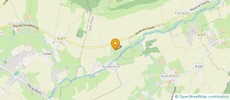 localisation de l'entreprise ASSOCIATION COMITE DES FETES DE CLERQUES  CLERQUES