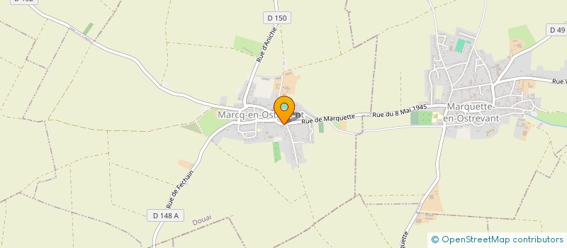 localisation de l'entreprise ASSOCIATION COMITE DES FETES DE MARCQ EN OSTREVENT  MARCQ-EN-OSTREVENT