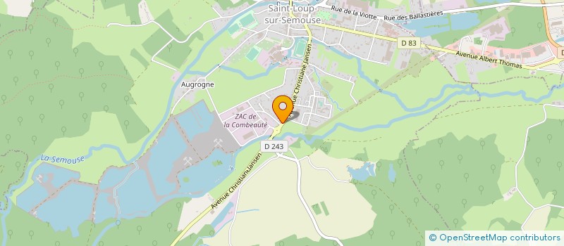 localisation de l'entreprise ASSOCIATION COMITE MARIE LAURE  SAINT-LOUP-SUR-SEMOUSE