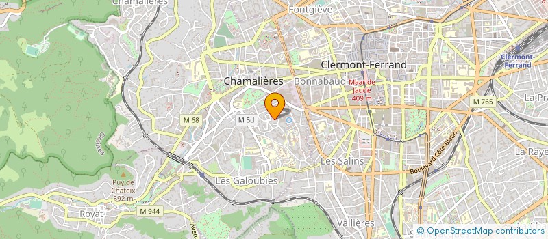 localisation de l'entreprise ASSOCIATION COMMEMORATIVE DES GRANDES BATAILLES FRANCAISES DU XXEME SIECLE à CHAMALIERES