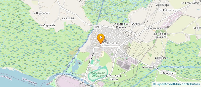 localisation de l'entreprise ASSOCIATION COMMERCANTS ET ARTISANS DE CORDEMAIS  CORDEMAIS