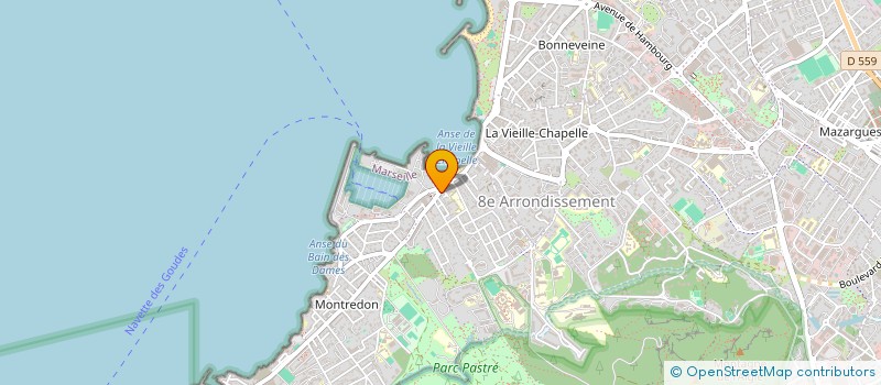 localisation de l'entreprise ASSOCIATION COMMERCE ARTISANAT PLAISANCE POINTE ROUGE  MARSEILLE