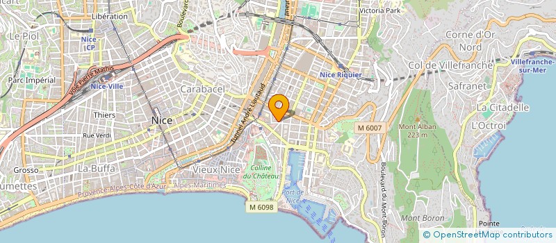localisation de l'entreprise ASSOCIATION COMMERCIALE DU QUARTIER BONAPARTE : ACQB à NICE