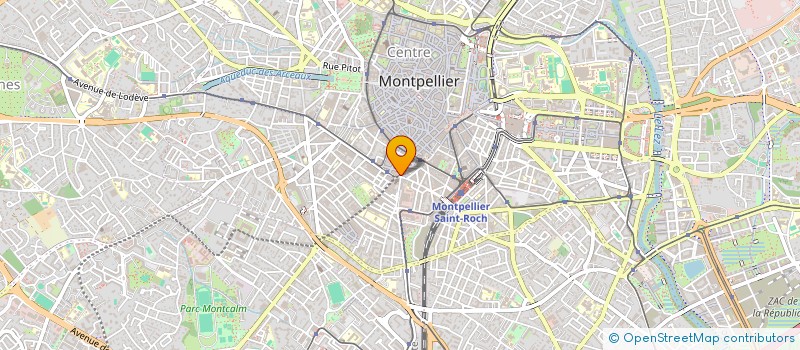 localisation de l'entreprise ASSOCIATION COMMUN'IMAGE à MONTPELLIER