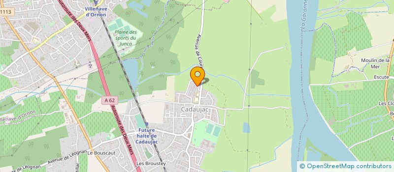 localisation de l'entreprise ASSOCIATION COMMUNALE CHASSE  CADAUJAC