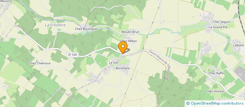 localisation de l'entreprise ASSOCIATION COMMUNALE DE CHASSE AGREE  SAINT-CESAIRE