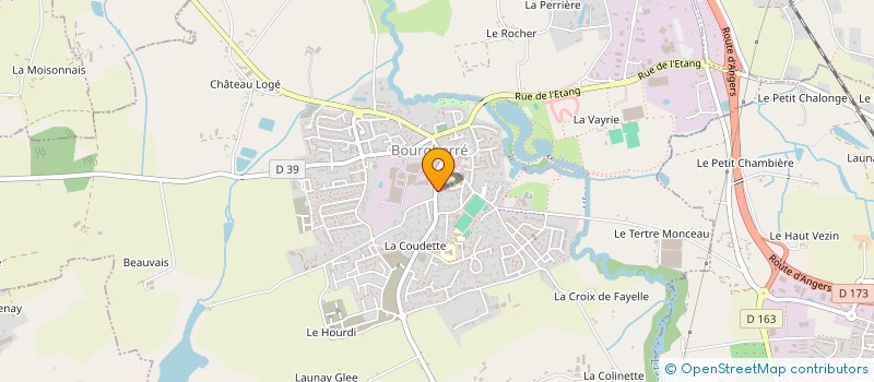 localisation de l'entreprise ASSOCIATION COMMUNALE DE CHASSE AGREE DE BOURGBARRE  BOURGBARRE