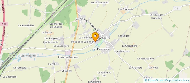 localisation de l'entreprise ASSOCIATION COMMUNALE DE CHASSE AGREE DE DRACHE  DRACHE