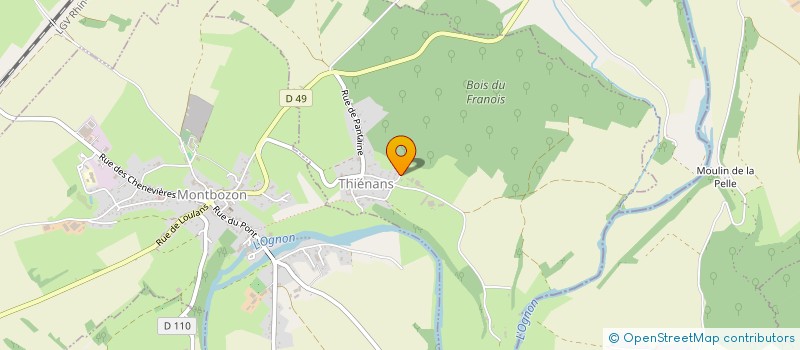 localisation de l'entreprise ASSOCIATION COMMUNALE DE CHASSE AGREE DE FILAIN  FILAIN