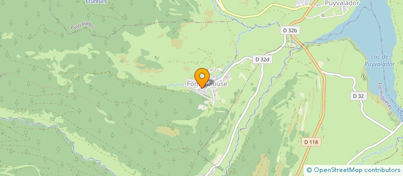 localisation de l'entreprise ASSOCIATION COMMUNALE DE CHASSE AGREE DE FONTRABIOUSE  FONTRABIOUSE