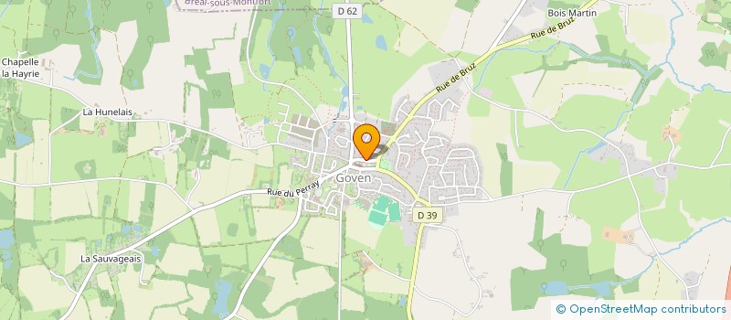 localisation de l'entreprise ASSOCIATION COMMUNALE DE CHASSE AGREE DE GUIGNEN  GUIGNEN