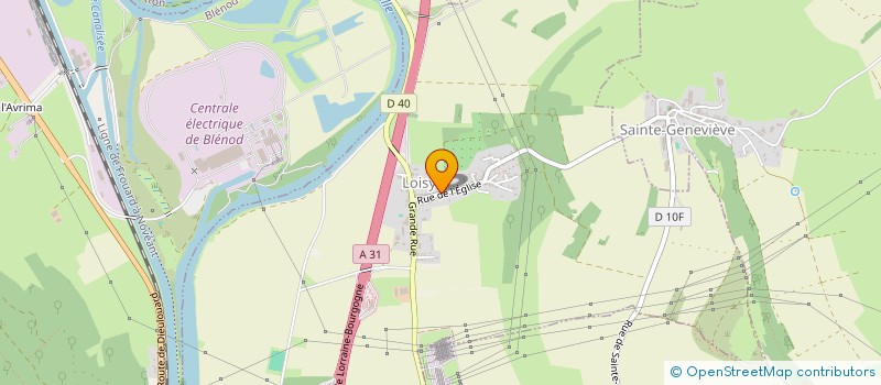 localisation de l'entreprise ASSOCIATION COMMUNALE DE CHASSE AGREE DE LOISY  LOISY