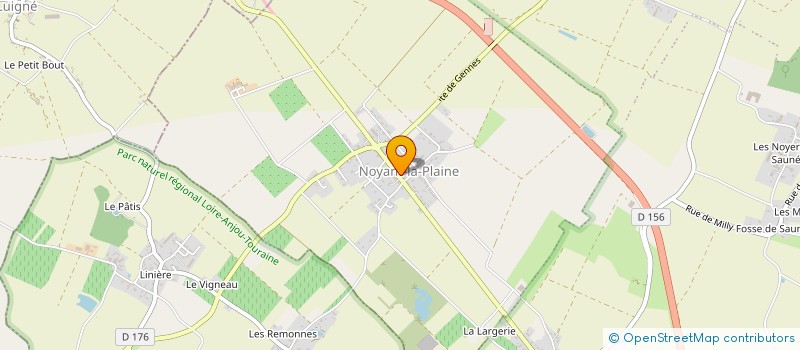 localisation de l'entreprise ASSOCIATION COMMUNALE DE CHASSE AGREE DE NOYANT LA PLAINE  TUFFALUN