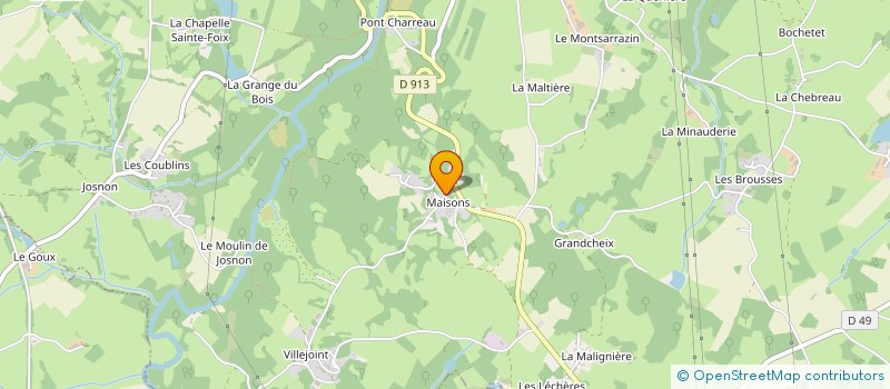localisation de l'entreprise ASSOCIATION COMMUNALE DE CHASSE AGREE DE ST GERMAIN BEAUPRE  SAINT-GERMAIN-BEAUPRE