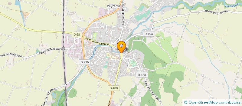 localisation de l'entreprise ASSOCIATION COMMUNALE DE CHASSE AGREEE à CHABEUIL