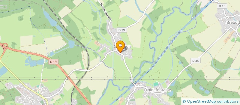 localisation de l'entreprise ASSOCIATION COMMUNALE DE CHASSE AGREEE à CHARMOIS