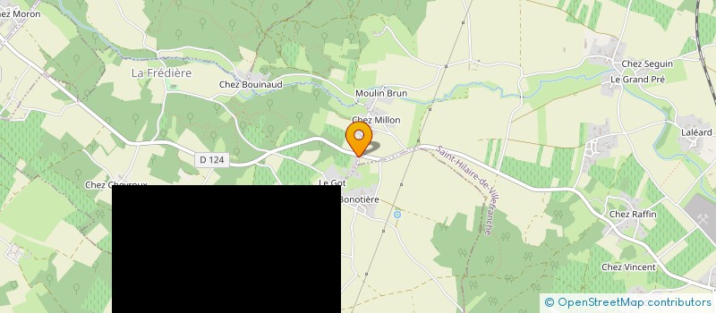 localisation de l'entreprise ASSOCIATION COMMUNALE DE CHASSE AGREEE  AUTHON-EBEON