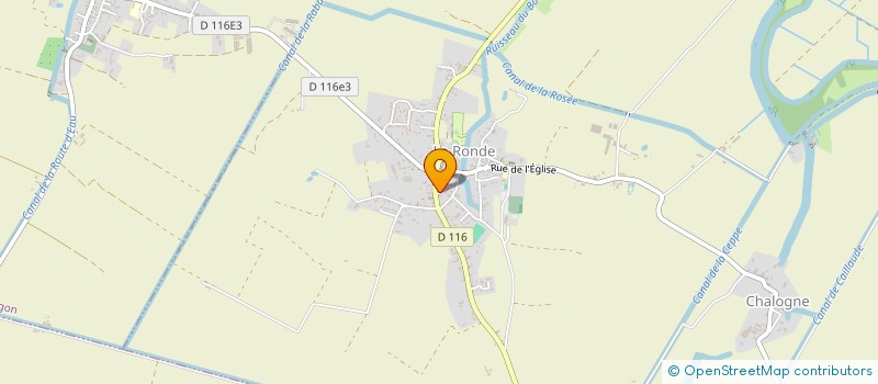 localisation de l'entreprise ASSOCIATION COMMUNALE DE CHASSE AGREEE  LA LAIGNE