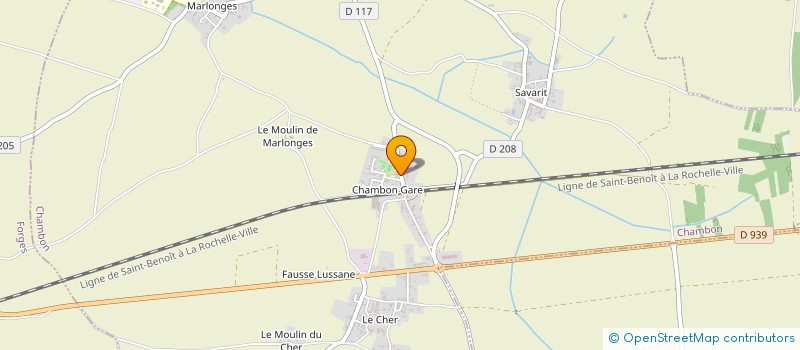 localisation de l'entreprise ASSOCIATION COMMUNALE DE CHASSE AGREEE  CHAMBON