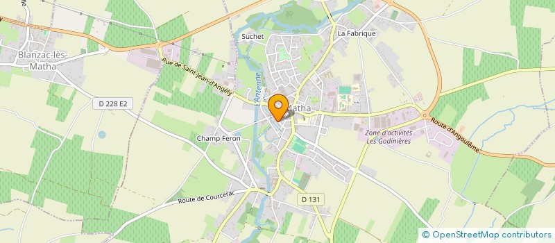 localisation de l'entreprise ASSOCIATION COMMUNALE DE CHASSE AGREEE  MATHA