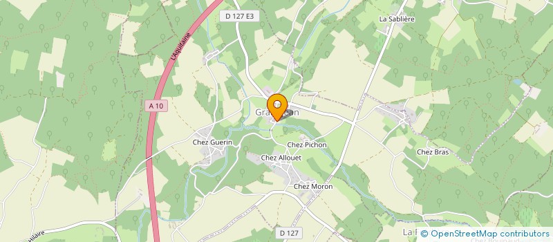 localisation de l'entreprise ASSOCIATION COMMUNALE DE CHASSE AGREEE  GRANDJEAN