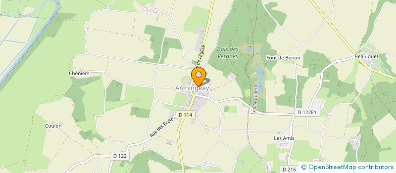 localisation de l'entreprise ASSOCIATION COMMUNALE DE CHASSE AGREEE  CHANTEMERLE-SUR-LA-SOIE