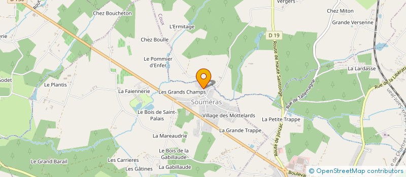 localisation de l'entreprise ASSOCIATION COMMUNALE DE CHASSE AGREEE  SOUMERAS