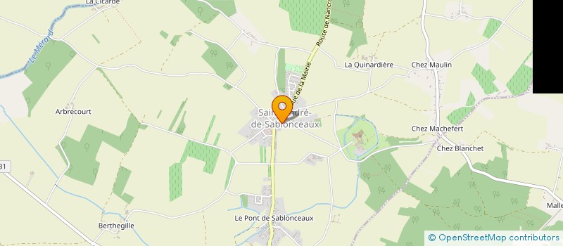 localisation de l'entreprise ASSOCIATION COMMUNALE DE CHASSE AGREEE  NIEULLE-SUR-SEUDRE