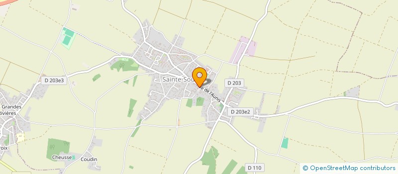 localisation de l'entreprise ASSOCIATION COMMUNALE DE CHASSE AGREEE  SAINTE-SOULLE