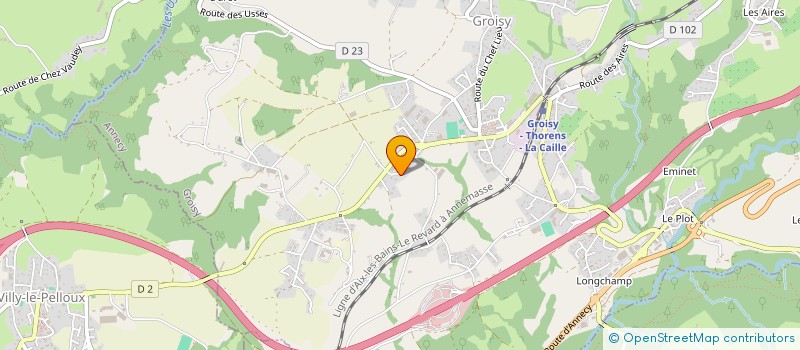 localisation de l'entreprise ASSOCIATION COMMUNALE DE CHASSE AGREEE à GROISY