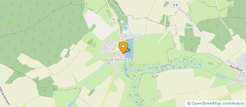 localisation de l'entreprise ASSOCIATION COMMUNALE DE CHASSE AGREEE  VY-LE-FERROUX