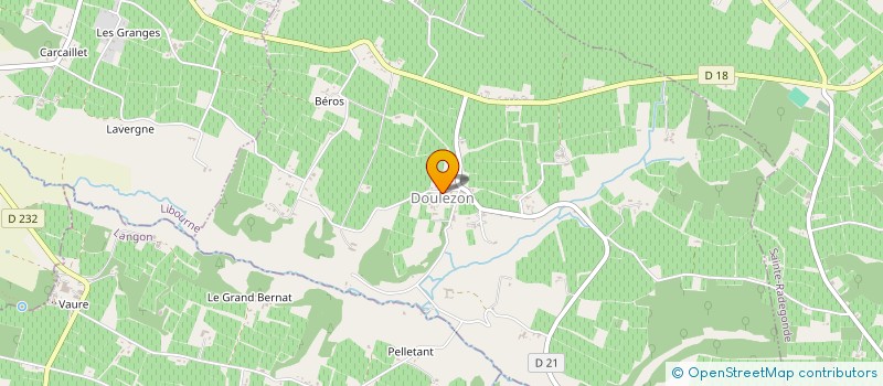 localisation de l'entreprise ASSOCIATION COMMUNALE DE CHASSE AGREEE  DOULEZON