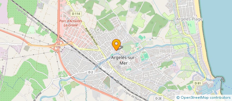 localisation de l'entreprise ASSOCIATION COMMUNALE DE CHASSE AGREEE D'ARGELES SUR MER  ARGELES-SUR-MER