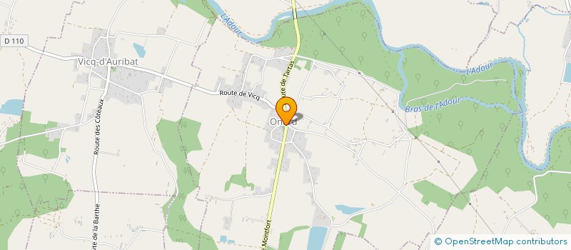 localisation de l'entreprise ASSOCIATION COMMUNALE DE CHASSE AGREEE D'ONARD  ONARD