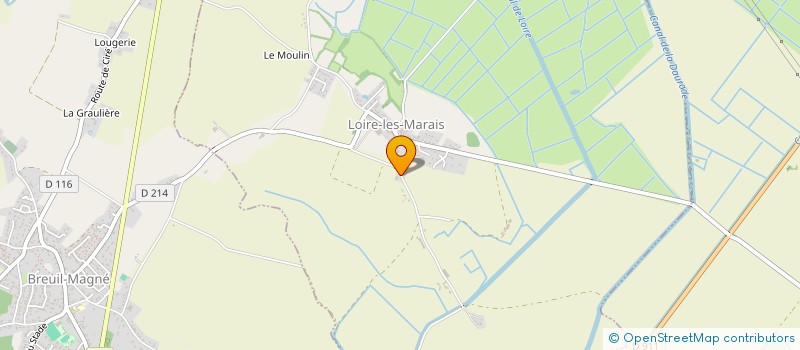 localisation de l'entreprise ASSOCIATION COMMUNALE DE CHASSE AGREEE DE BREUIL MAGNE  BREUIL-MAGNE