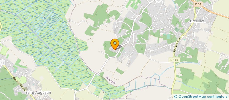 localisation de l'entreprise ASSOCIATION COMMUNALE DE CHASSE AGREEE DE BREUILLET  BREUILLET