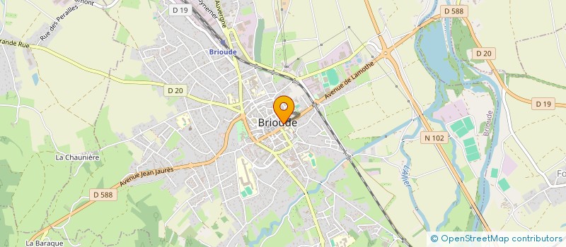 localisation de l'entreprise ASSOCIATION COMMUNALE DE CHASSE AGREEE DE BRIOUDE  BRIOUDE