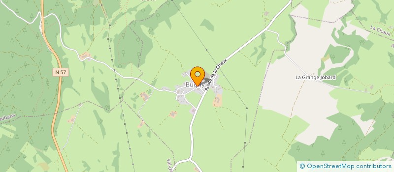 localisation de l'entreprise ASSOCIATION COMMUNALE DE CHASSE AGREEE DE BUGNY  BUGNY